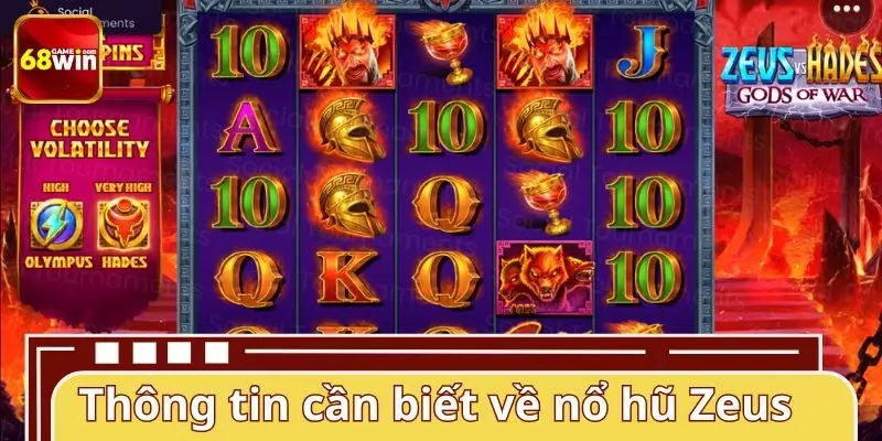 Giới thiệu game nổ hũ Zeus ăn khách số 1 hiện nay